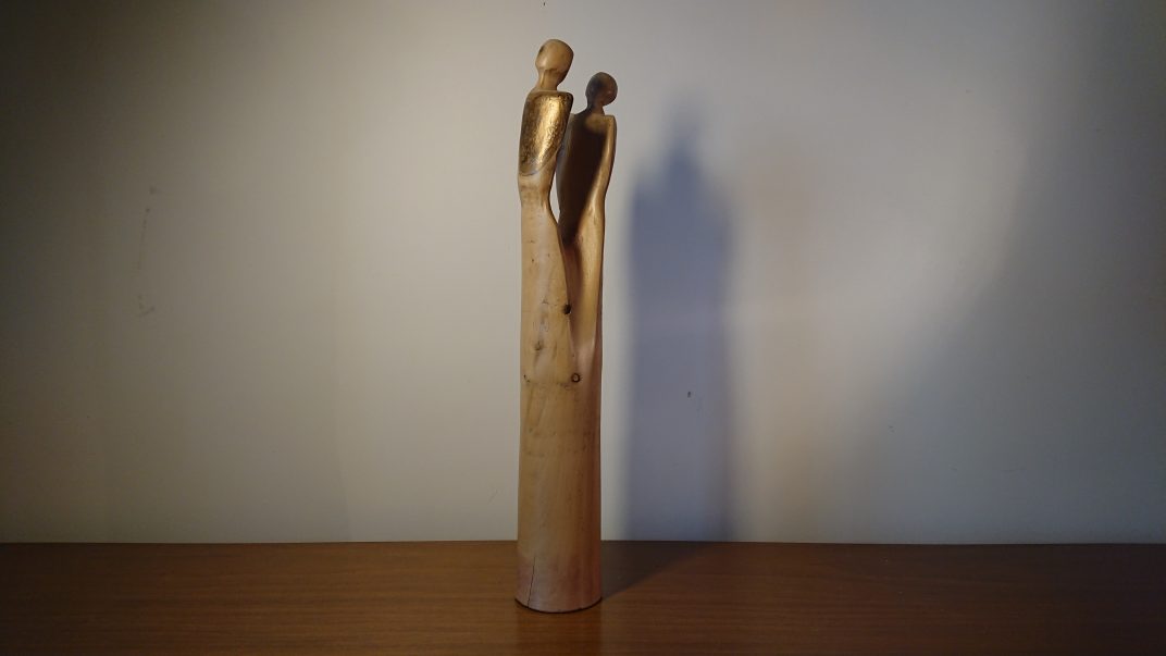 Sculpture nommée Couple